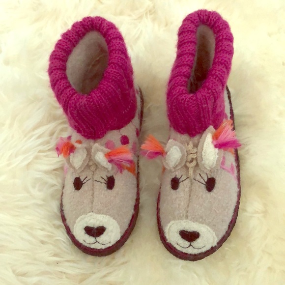 garnet hill wool slippers